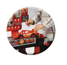 Produse vechi - Bancă de lucru de jucărie Maşini Smoby Fulgerul McQueen cu maşinuţă, maşină mecanică de găurit şi 20 de accesorii_1