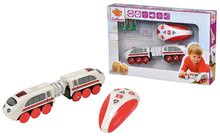 Drevené vláčiky a vláčkodráhy - Náhradné diely k vláčkodráhe Train Remote Controlled Train Eichhorn vlak na diaľkové ovládanie s 5 funkciami 20,5 cm dĺžka_3