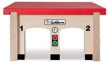 Dřevěné vláčky a vláčkodráhy - Náhradní díly k vláčkodráze Train Engine Shed Eichhorn železniční depo s kolejnicemi 7 dílů_1