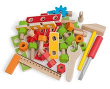 Atelier et outils en bois pour enfants - Table de travail en bois Big Work Bench Eichhorn avec 40 accessoires_1
