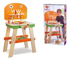 Laboratorio e attrezzi per bambini in legno - Tavolo da lavoro in legno per bambini Big Work Bench Eichhorn con 40 accessori_2