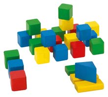 Drevené kocky - Drevené kocky Wooden Toy Blocks Eichhorn farebné 85 dielov v rôznych tvaroch od 12 mes_1