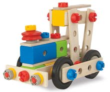 Jocuri de construit din lemn Eichhorn - Joc de construit din lemn Wooden Toy Construction Eichhorn cu înșurubare 85 de piese cu accesorii de la 4 ani_0