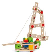 Lesene kocke Eichhorn - Lesene kocke Wooden Toy Construction Eichhorn z vijaki 85 delčkov z dodatki od 4 leta_1