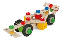 Fa építőjátékok Eichhorn - Fa építőjáték Wooden Toy Construction Eichhorn csavarozható 85-darabos kiegészítőkkel 4 éves kortól_3