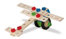 Fa építőjátékok Eichhorn - Fa készlet Wooden Toy Assortment 3in1 Eichhorn vasúti pálya 20 darabos építőjáték 85 darabos és kockák 85 drb 1-3 éves korosztálynak_18