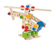 Fa építőjátékok Eichhorn - Fa készlet Wooden Toy Assortment 3in1 Eichhorn vasúti pálya 20 darabos építőjáték 85 darabos és kockák 85 drb 1-3 éves korosztálynak_19