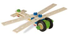 Fa építőjátékok Eichhorn - Fa készlet Wooden Toy Assortment 3in1 Eichhorn vasúti pálya 20 darabos építőjáték 85 darabos és kockák 85 drb 1-3 éves korosztálynak_21
