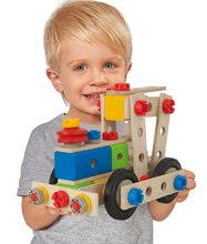 Giochi di costruzioni in legno Eichhorn - Set di giocattoli in legno Wooden Toy Assortment 3in1 Eichhorn pista trenino 20 pezzi kit di costruzione 85 pezzi e mattoncini 85 pezzi da 1-3 anni_18