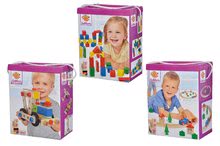 Eichhorn Holzbausätze - Holzset  Wooden Toy Assortment 3in1 Eichhorn Bahngleis 20 Teile Bausatz 85 Teile und Würfel 85 Teile von 1-3 Jahren_1