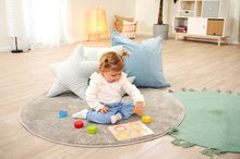 Jucării pentru dezvoltarea abilitătii copiiilor - Jucărie didactică din lemn Color Sortingboard Eichhorn cu 5 forme de inserție de la 12 luni_4