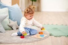 Jucării pentru dezvoltarea abilitătii copiiilor - Jucărie didactică din lemn Color Sortingboard Eichhorn cu 5 forme de inserție de la 12 luni_6