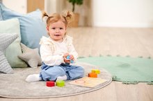 Jucării pentru dezvoltarea abilitătii copiiilor - Jucărie didactică din lemn Color Sortingboard Eichhorn cu 5 forme de inserție de la 12 luni_7