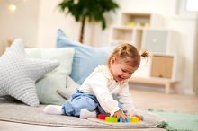 Jucării pentru dezvoltarea abilitătii copiiilor - Jucărie didactică din lemn Color Sortingboard Eichhorn cu 5 forme de inserție de la 12 luni_9