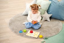 Jucării pentru dezvoltarea abilitătii copiiilor - Jucărie didactică din lemn Color Sortingboard Eichhorn cu 5 forme de inserție de la 12 luni_10
