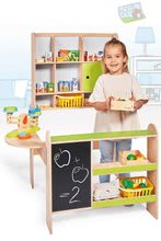 Otroške lesene trgovinice - Leseni supermarket Green Shop Eichhorn s prodajnim pultom in poličkami višine 106 cm_0
