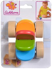 Dřevěné didaktické hračky - Dřevěné autíčko Push Vehicles Eichhorn barevné od 12 měsíců_2