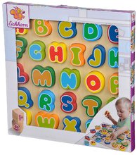 Jocuri educative din lemn - Litere din lemn Letters Eichhorn 26 litere colorate de la 12 luni_3