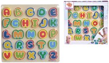 Drewniane gry edukacyjne  - Drewniane literki Letters Eichhorn 26 kolorowych literek od 12 m-ca_4