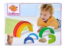 Jeux éducatifs en bois - Boîte en bois Rainbow Eichhorn Dúha 8 pièces à de 12 mois_1