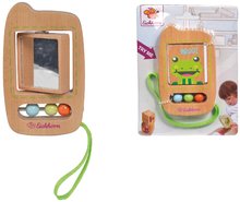 Jucării pentru dezvoltarea abilitătii copiiilor - Telefon din lemn cu oglindă rotativă Mirror Phone Eichhorn de la 12 luni_2
