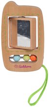Drvene didaktičke igračke - Drveni telefon s okretljivim ogledalom Mirror Phone Eichhorn od 12 mjes_0