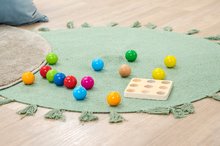 Lesene didaktične igrače - Lesena didaktična piramida Marbel Sorting Game Eichhorn 15 delov od 12 mes_0