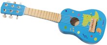 Strumenti musicali per bambini - Chitarra in legno Music Woodenguitar Eichhorn con 6 corde da accordare_2