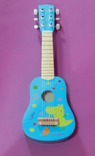 Detské hudobné nástroje - Drevená gitara Music Woodenguitar Eichhorn so 6 nalaďovacími strunami_5