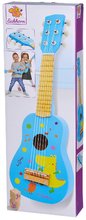 Strumenti musicali per bambini - Chitarra in legno Music Woodenguitar Eichhorn con 6 corde da accordare_1