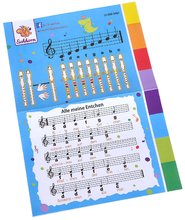 Instrumente muzicale de jucărie - Flaut de lemn Music Wooden-Flute Eichhorn caiet cu 3 melodii de la 4 ani_0