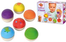 Detské hudobné nástroje - Drevené hudobné loptičky Music Wooden Balls with Sound Eichhorn 6 loptičiek s rôznymi zvukmi od 12 mes_0