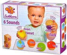 Strumenti musicali per bambini - Palline musicali in legno Music Wooden Balls with Sound Eichhorn 6 palline con suoni diversi da 12 mesi_2