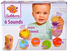 Strumenti musicali per bambini - Palline musicali in legno Music Wooden Balls with Sound Eichhorn 6 palline con suoni diversi da 12 mesi_1