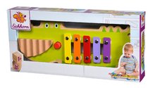 Musikinstrumente für Kinder - Xylophon-Krokodil aus Holz Musictable Eichhorn mit Hammer 5 verschiedene Töne ab 12 Monaten EH3489_3