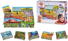 Märchenwürfel - Holzpuzzles, Würfel Picture Cube Eichhorn 12 Würfel mit 6 Tiermotiven_7