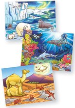 Pohádkové kostky - Dřevěné puzzle kostky Picture Cube Eichhorn 12 kostek se 6 motivy zvířátek_1
