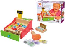 Negozi per bambini in legno - Cassa in legno con scanner Scanner Cash Register Eichhorn e accessori_1