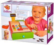 Negozi per bambini in legno - Cassa in legno con scanner Scanner Cash Register Eichhorn e accessori_2