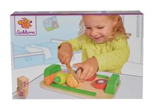 Dřevěné kuchyňky - Dřevěný podnos se zeleninou Chopping Board Vegetables Eichhorn 12 dílů od 24 měsíců_0