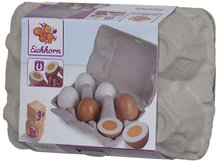 Dřevěné kuchyňky - Dřevěná vajíčka s obalem Eggs Eichhorn s magnetickou funkcí_3
