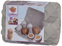 Lesene kuhinje - Lesena jajčka v embalaži Eggs Eichhorn z magnetom_3