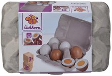 Drewniane kuchnie - Jajka drewniane z opakowaniem Eggs Eichhorn z magnesową funkcją_1