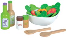 Dřevěné kuchyňky - Dřevěný salát v misce Salad Eichhorn 28 dílů s kuchyňskými doplňky_3