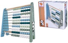 Jocuri educative din lemn - Abac din lemn Abacus Eichhorn 100 biluțe de la 12 luni_0