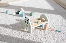 Jucării pentru dezvoltarea abilitătii copiiilor - Jucărie din lemn Hammering Bench Eichhorn cu ciocan 2 biluțe și 4 cilindrii de la 12 luni_1