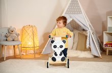 Chariots de marche pour enfants - Déambulateur d'activité Panda Eichhorn en bois avec des roues en caoutchouc et un espace de stockage de 12 mois_3