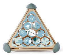 Drevené didaktické hračky - Drevená didaktická pyramída Game Center Pyramide Eichhorn s vkladacími kockami a xylofónom od 12 mes_0