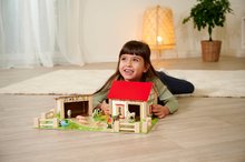 Maisons de poupées en bois - Ferme en bois avec des animaux Farm Eichhorn 2 bâtiments et une écurie 20 pièces_3