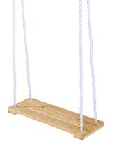 Otroške gugalnice  - Lesena gugalnica Plank Swing Outdoor Eichhorn naravna 140-210 cm dolžina 40*14 cm in 60 kg nosilnost od 3 leta_3